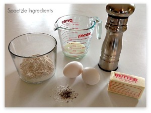 Spaetzle Ingredients