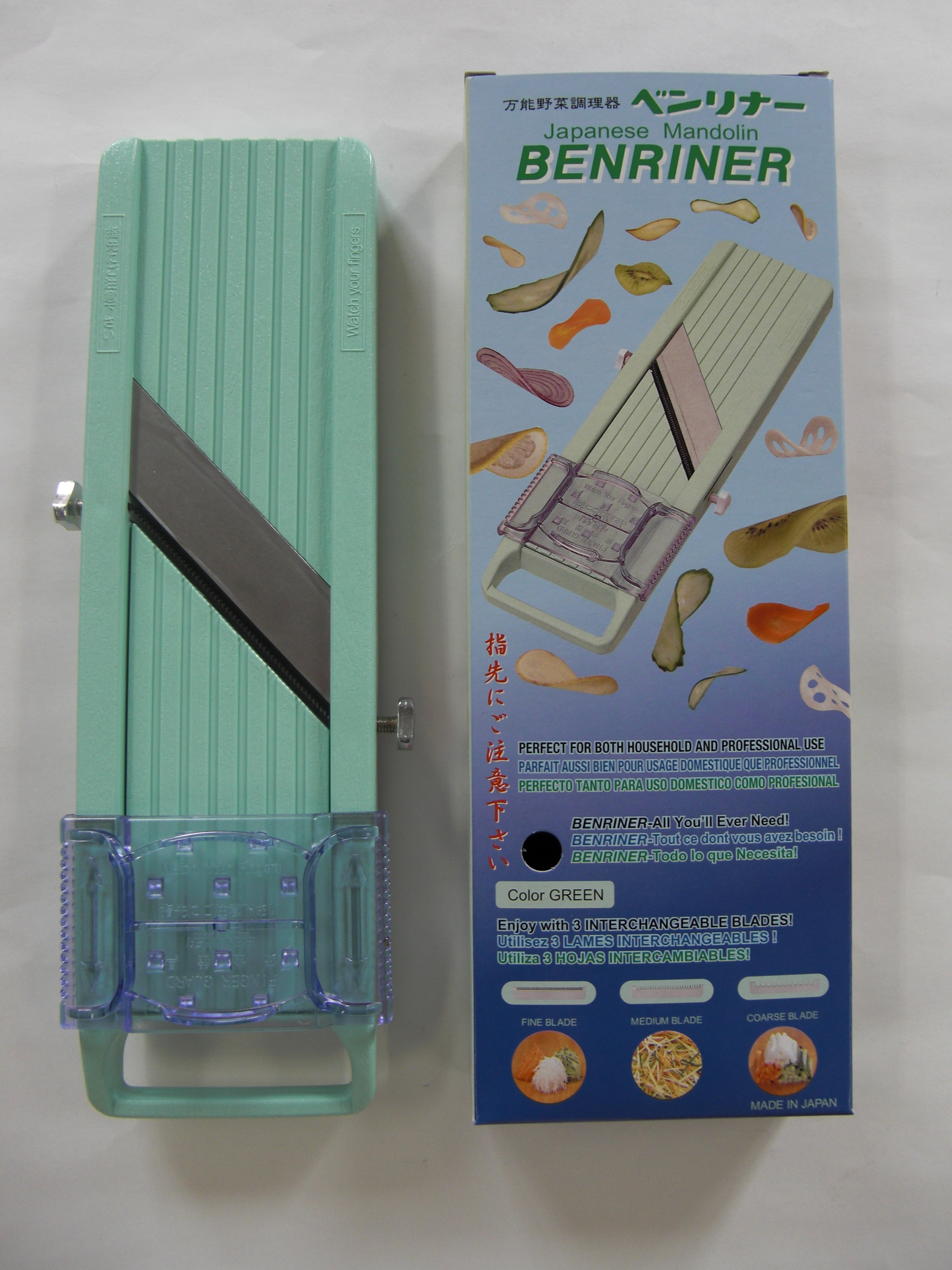 Green Japan import Benriner Japanese Mandoline Slicer 